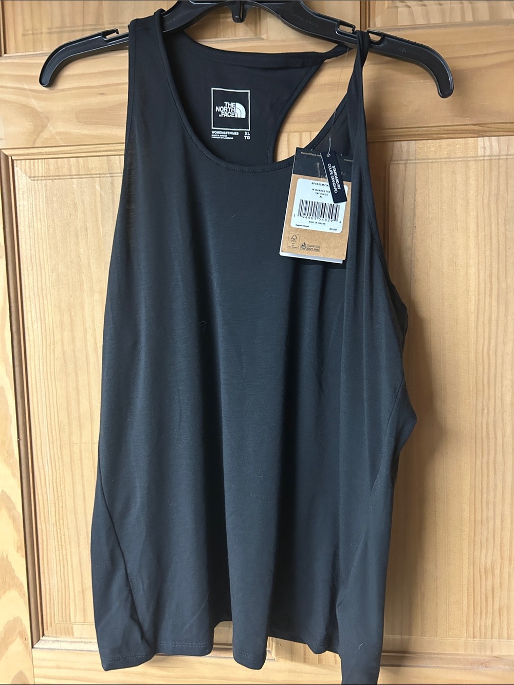 The North Face Black Racerback Tank Top
